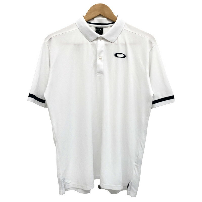【中古品】【メンズ】 OAKLEY オークリー S/S POLO SHIRT 433944JP ポロシャツ 半袖 トップス スポーツ系 148-240829-rs-03-fur サイズ:XL カラー:ホワイト 万代Net店
