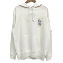 【中古美品】【メンズ】 THRASHER スラッシャー × Keith Haring K.HARING HOODIE KH-TH2114 キースへリング フーディ コラボ パーカー 長袖 トップス ストリート系 142-250613-rs-05-fur サイズ:L カラー:ホワイト 万代Net店(4)