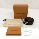 【中古品】【メンズ】 LOUIS VUITTON ルイ・ヴィトン M9151T イニシャル リバーシブル ベルト アクセサリー 179-250628-HN-01-fur カラー:ブラック/ブラウン 万代Net店