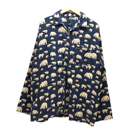 【現状渡し品】【メンズ】 GAP ギャップ OLD GAP オールドギャップ コットン 長袖シャツ カジュアルシャツ トップス 146-250807-hn-02-fur サイズ:M カラー:ネイビー/ベージュ系 万代Net店 【現状渡し品】【メンズ】 GAP ギャップ OLD GAP オールドギャップ コットン 長袖シャツ カジュアルシャツ トップス 146-250807-hn-02-fur サイズ:M カラー:ネイビー/ベージュ系 万代Net店