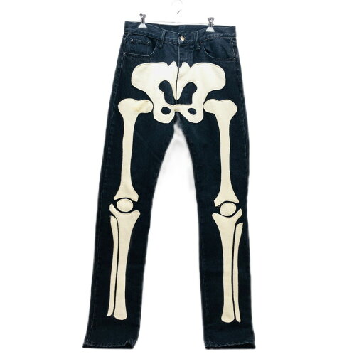 【現状渡し品】【メンズ】 mnml ミニマル SKELETON DENIM スケルトン デニム デニムパンツ ボトムス 152-250807-hn-03-fur サイズ:32 カラー:ブラック/ホワイト 万代Net店 【現状渡し品】【メンズ】 mnml ミニマル SKELETON DENIM スケルトン デニム デニムパンツ ボトムス 152-250807-hn-03-fur サイズ:32 カラー:ブラック/ホワイト 万代Net店