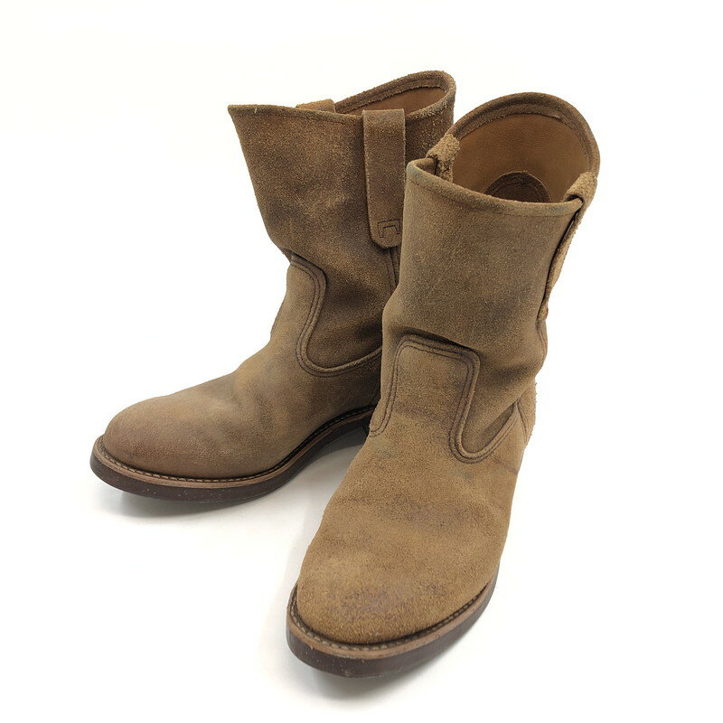 【現状渡し品】【メンズ】 RED WING レッドウィング PECOS BOOTS 8188 ペコスブーツ ワークブーツ シューズ 靴 164-251109-hn-01-fur サイズ：US 7(25.0cm相当) カラー：ブラウン系 万代Net店