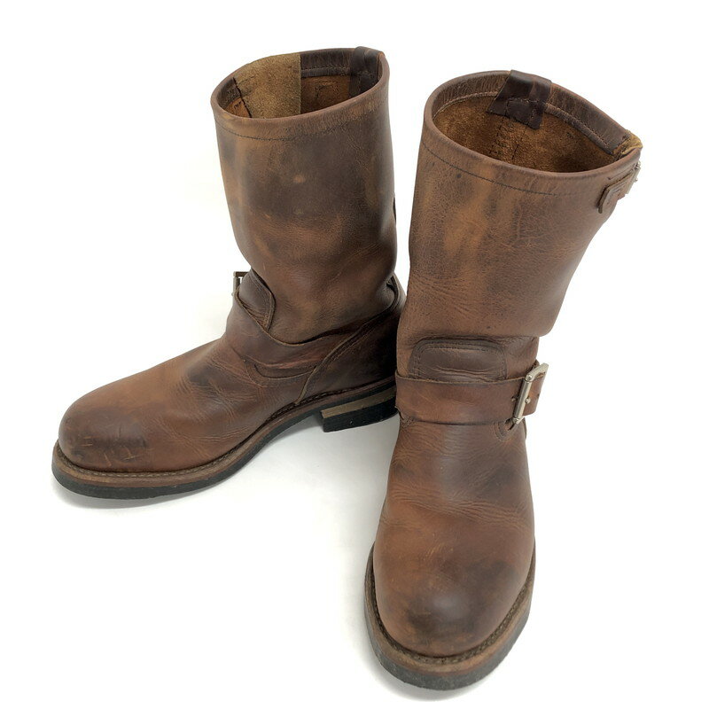 【現状渡し品】【メンズ】 RED WING レッドウィング ENGINEER BOOT RW2972 エンジニアブーツ ブーツ シューズ 靴 164-251113-rs-02-fur サイズ：26.0cm US8D カラー：ブラウン系 万代Net店