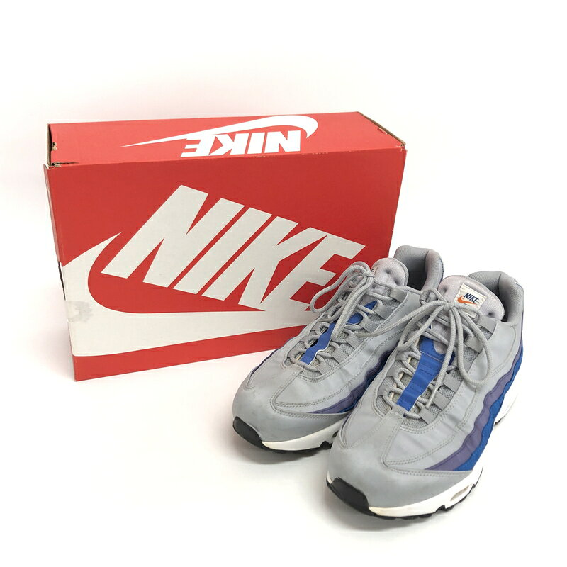 NIKE ナイキ AIR MAX 95 SE AJ2018-001 エア マックス スニーカー シューズ 靴 160-260819-rs-06-fur サイズ：27.5cm US9.5 カラー：ウルフグレー/ブルーネブラ 万代Net店