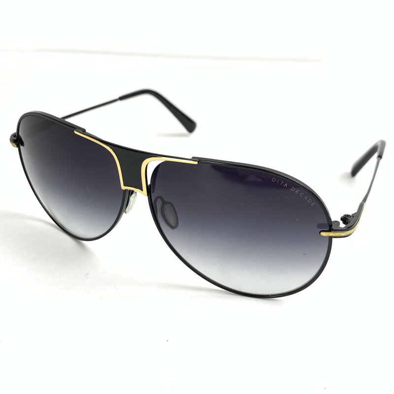 【中古】【メンズ/レディース】 DITA ディータ DECADE サングラス ティアドロップ アイウェア ブランド カラー:ブラック 黒 203-230625-gm-23-fuz 万代Net店