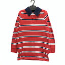 【中古美品】【レディース】 MOUSSY STUDIOWEAR ポロシャツチュニック 長袖 カットソー トップス ブランド 古着 171-240114-gm-5-fuz サイズ:F カラー:レッド 万代Net店