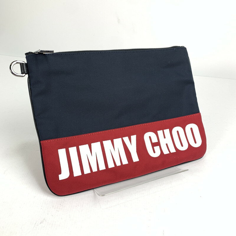 yÁzyYz JIMMY CHOO W~[`E WOVEN NYLON CLUTCH BAG Nb` obO 180-240121-ak-2-fuz J[FlCr[/bh NetX