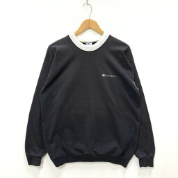 【中古】【メンズ】 Champion チャンピオン 90s 青刺繍タグ後期 スウェット USA製 トップス ブランド 古着 90's 145-240127-gm-16-fuz サイズ：L カラー：ブラック 万代Net店