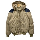 【中古】【メンズ】 BOBSON ボブソン 33001 DOWN JACKET ダウンジャケット アウター ブランド 古着 146-240203-gm-13-fuz サイズ：M カラー：キャメル 万代Net店