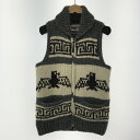 【中古】【メンズ】 KANATA カナタ COWICHAN KNITVEST カウチン ニットベスト 142-240211-st-4-fuz サイズ：表記無 カラー：ワシ 万代Net店