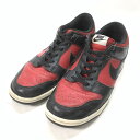 【中古】【メンズ】 NIKE ナイキ 2009 318019-601 DUNK LOW VARCITY RED ダンク ロー バーシティレッド シューズ 靴 スニーカー 160-240303-gm-28-fuz サイズ:30cm カラー:レッド ブラック 万代Net店