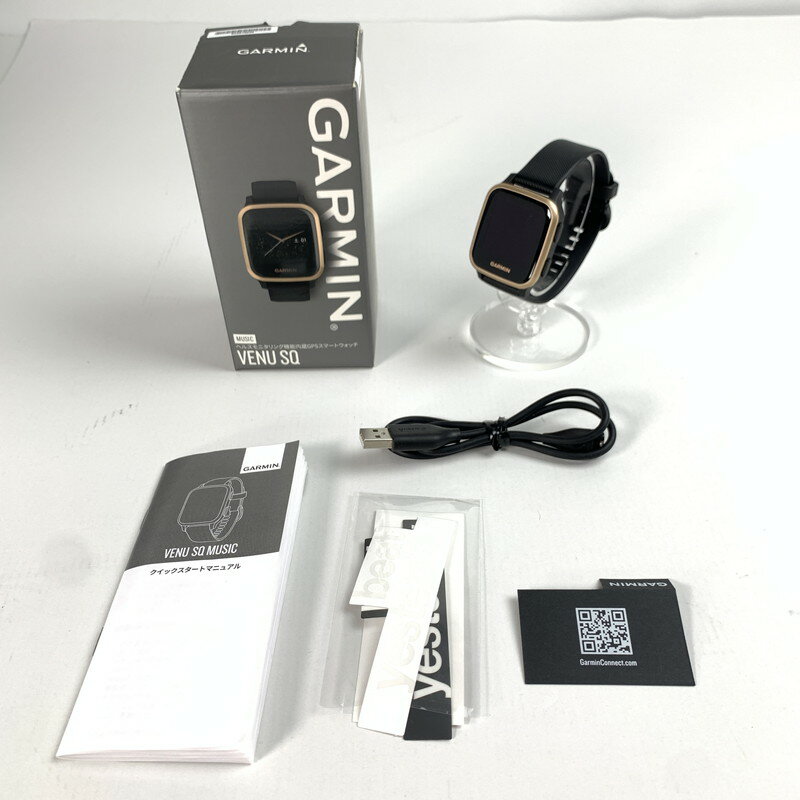 【中古】 garmin ガーミン VENU Sq スマートウォッチ 096-240315-nm-7-fuz 万代Net店