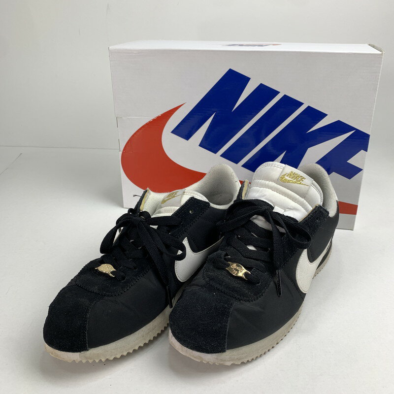 【中古】【メンズ】 NIKE ナイキ 902804-001 CORTEZ BASIC NYLON PREMIUM COMPTON コルテッツ ベーシック ナイロン 160-240316-st-12-fuz サイズ：28.0cm カラー：ブラック 万代Net店