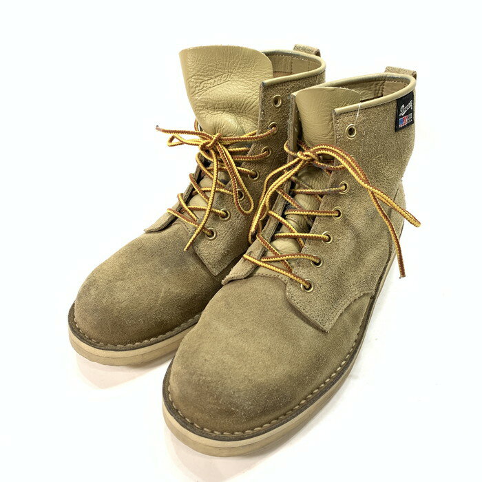 【中古】【メンズ】 Danner ダナー D4124 BOOTS スエードブーツ シューズ 靴 164-240407-gm-23-fuz サイズ：8（26cm) カラー：ベージュ 万代Net店