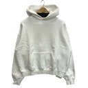 【中古】【メンズ】 ESSENTIALS PULLOVER HOODIE プルオーバーフーディー パーカー トップス ブランド 古着 142-240421-gm-16-fuz サイズ：XS カラー：ホワイト 万代Net店