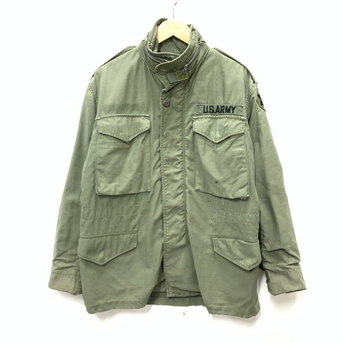 【中古】【メンズ】 U.S.ARMY 60-70s 2nd M-65 FIELD JACKET ミリタリージャケット SCOVILL ZIP アウター ブランド 古着 146-240421-gm-38-fuz サイズ：不明 カラー：グリーン 万代Net店