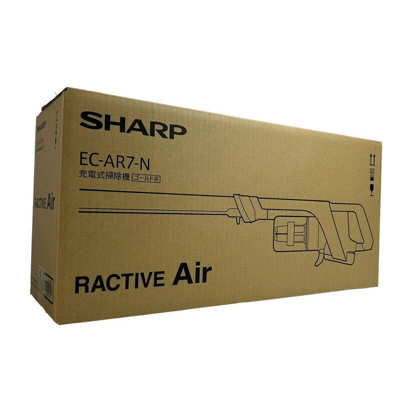  未使用 SHARP シャープ EC-AR7-N コードレススティック掃除機 RACTIVE Air ラクティブエア 充電式掃除機 ゴールド 100-240502-st-2-fuz 万代Net店