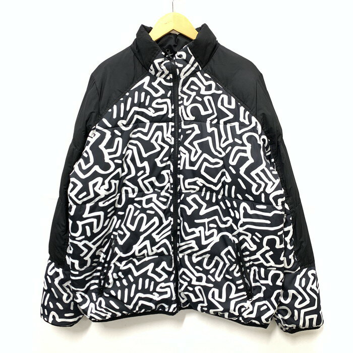 【中古】【メンズ】 ELEMENT KEITH HARING リバーシブルジャケット アウター ブランド 古着 142-240503-gm-28-fuz サイズ：L カラー：ブラック ホワイト 万代Net店