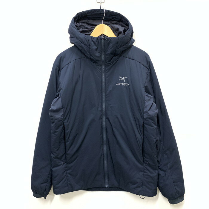 【中古】【メンズ】 ARC'TERYX アークテリクス 24105-124238 ATOM AR HOODY ナイロンジャケット アウター ブランド 古着 144-240504-gm-32-fuz サイズ：M カラー：ネイビー 万代Net店