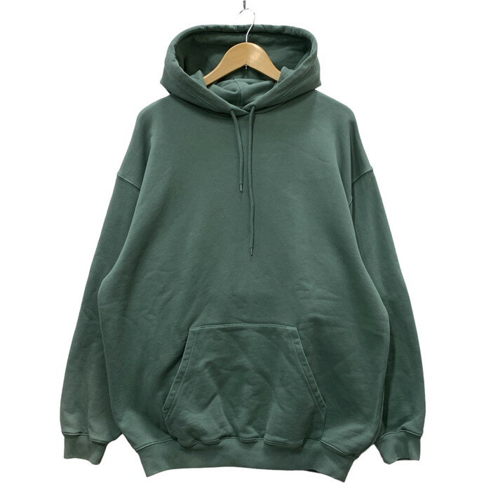  BALENCIAGA バレンシアガ 19FW BACK LOGO HOODIE バックロゴフーディー オーバーサイズ パーカー トップス ブランド 古着 141-240505-gm-27-fuz サイズ：S カラー：グリーン 万代Net店