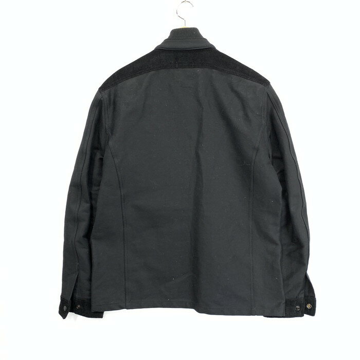 【中古】【メンズ】 G-STAR RAW コーデュロイ切替ジャケット アウター ブランド 古着 141-240824-gm-23-fuz サイズ：XXL カラー：ブラック 万代Net店