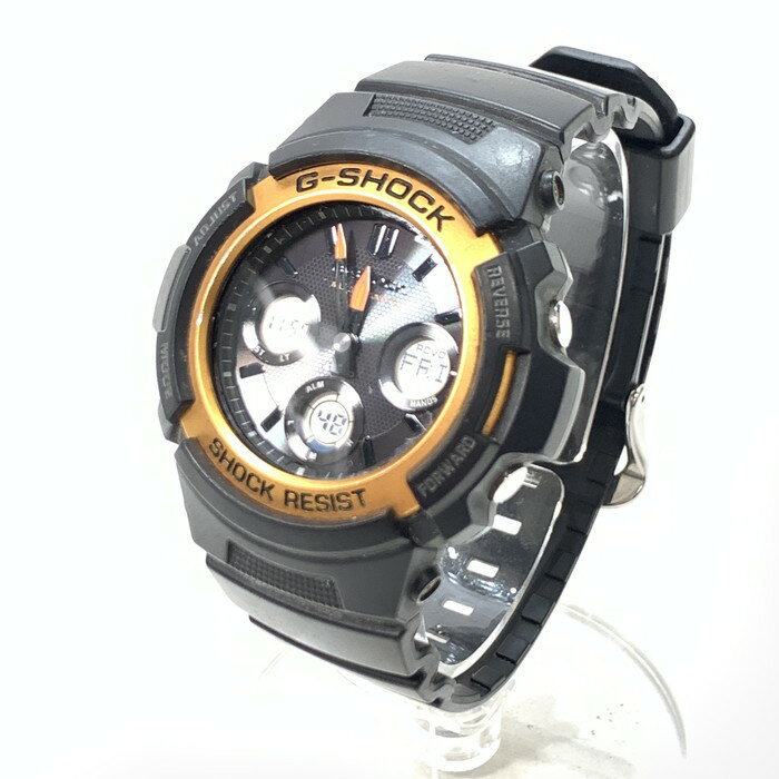 【中古】【メンズ】 G-SHOCK ジーショック AWG-M100SF 腕時計 196-240918-gm-35-fuz カラー：ブラック 万代Net店