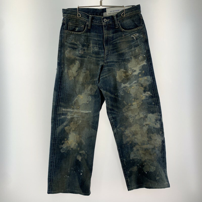 【中古品】【メンズ】 NEIGHBORHOOD ネイバーフッド 241XBNH-PTM07 SAVAGE DENIM DP WIDE PANTS デニム ワイド パンツ 153-241019-st-20-fuz サイズ：S カラー：インディゴ 万代Net店
