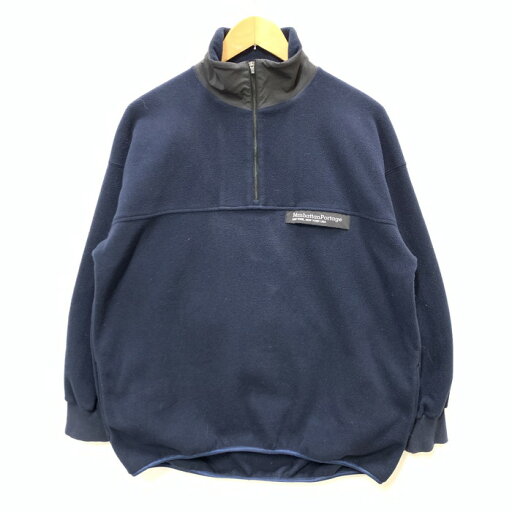 【中古品】【メンズ】 Manhattan Portage マンハッタンポーテージ FLEECE PULLOVER フリースプルオーバー ジャケット アウター ブランド 古着 144-241103-gm-16-fuz サイズ:FREE カラー:ネイビー 万代Net店 【中古品】【メンズ】 Manhattan Portage マンハッタンポーテージ FLEECE PULLOVER フリースプルオーバー ジャケット アウター ブランド 古着 144-241103-gm-16-fuz サイズ:FREE カラー:ネイビー 万代Net店