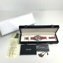【中古品】【メンズ/レディース】 Gaga Milano ガガ・ミラノ 15245 MANUALE 46 腕時計 クォーツ シルバー ピンク 197-24110...