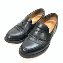 【中古品】【メンズ】 CHURCHS レザーローファー シューズ 靴 革靴 164-241207-gm-39-fuz サイズ:不明 カラー:ブラック 万代Net店(4)
