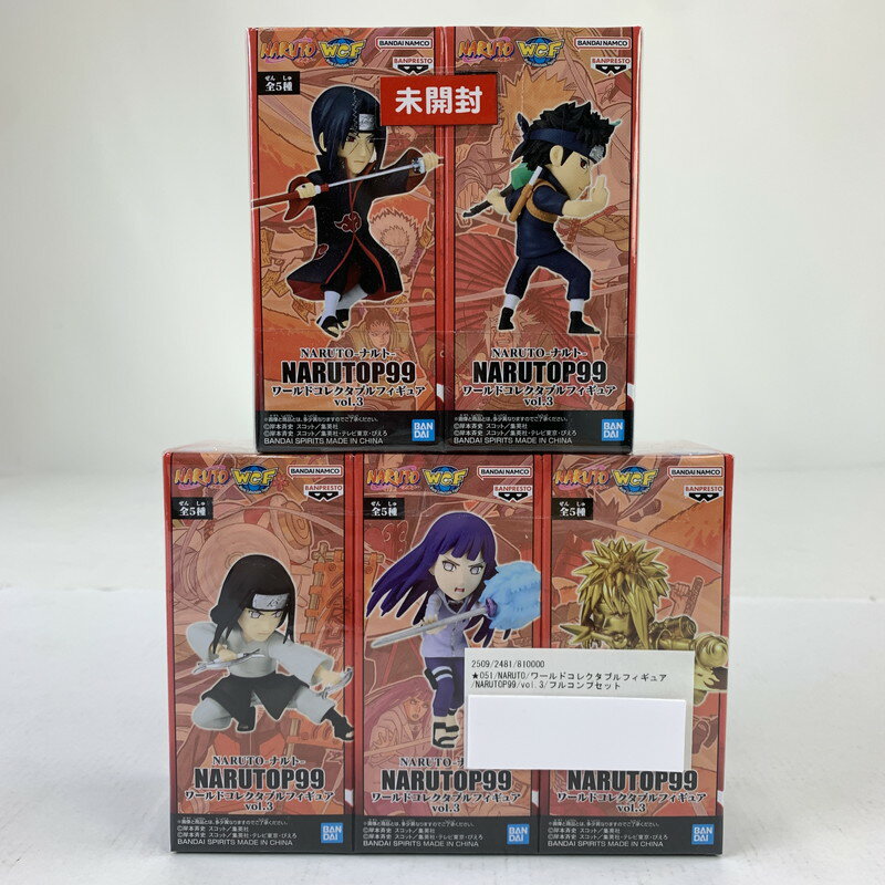 【中古品】 未開封 NARUTO ワールドコレクタブルフィギュア NARUTOP99 vol.3 フル...