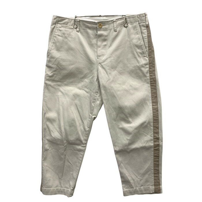 【中古品】【メンズ】 Sacai サカイ 14-00573M サイドラインパンツ ボトムス ブランド 古着 151-250127-gm-09-fuz サイズ:03 カラー:ベージュ 万代Net店