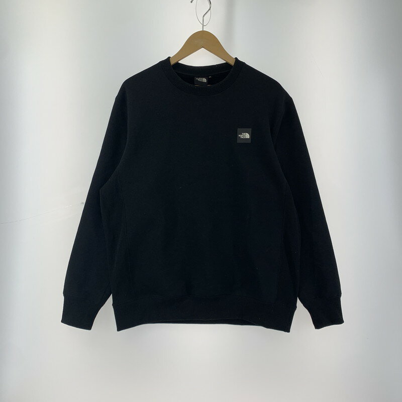 【中古品】【メンズ】 THE NORTH FACE NT62231 SQUARE LOGO CREW ザ・ノース・フェイス 144-250224-st-04-fuz サイズ:M カラー:ブラック 万代Net店