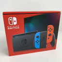 【中古美品】 未使用 Nintendo Switch Joy-Con(L) ネオンブルー (R) ネオンレッド 2022モデル 任天堂 スイッチ 本体 034-250515-nm-04-fuz 万代Net店