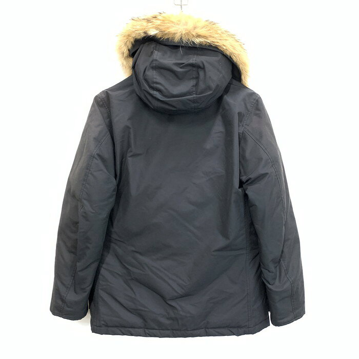 【中古品】【メンズ】 WOOLRICH ウールリッチ ARCTIC PARKA ダウンジャケット アウター ブランド 古着 144-250517-gm-18-fuz サイズ：M カラー：ブラック 万代Net店