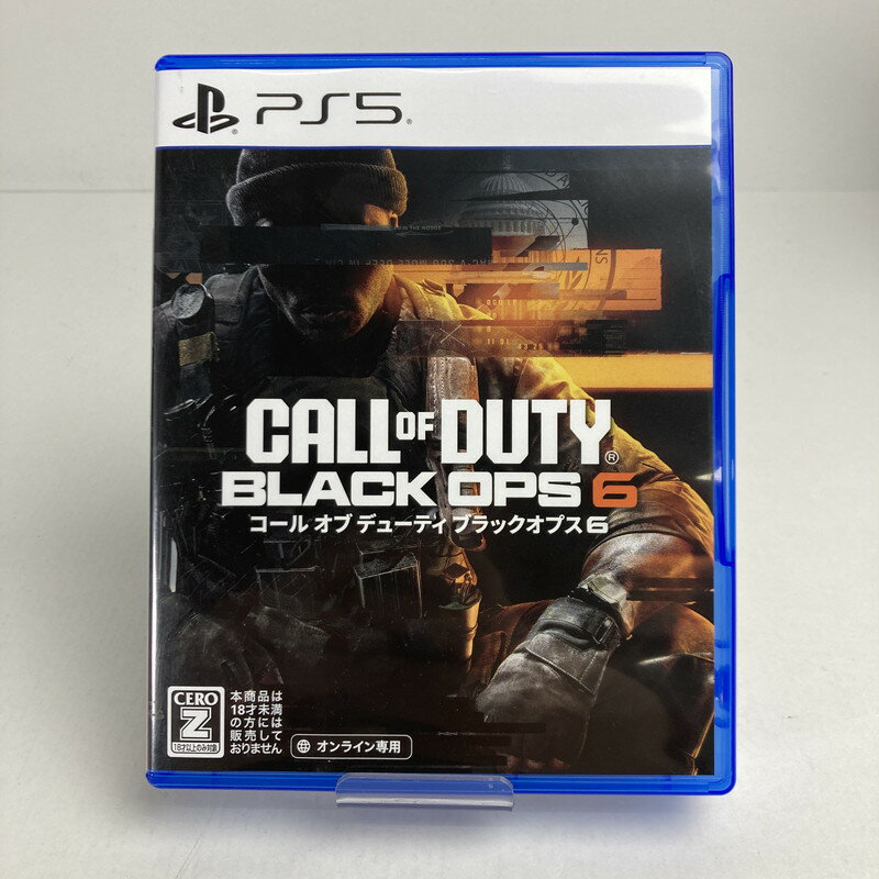 【中古美品】 PlayStation5 PS5 プレイステーション5 プレステ5 ソフト コール オブ デューティ ブラックオプス 6 -PS5 [CERO区分_Z / 18歳以上対象] 026-250519-mh-20-fuz 万代Net店