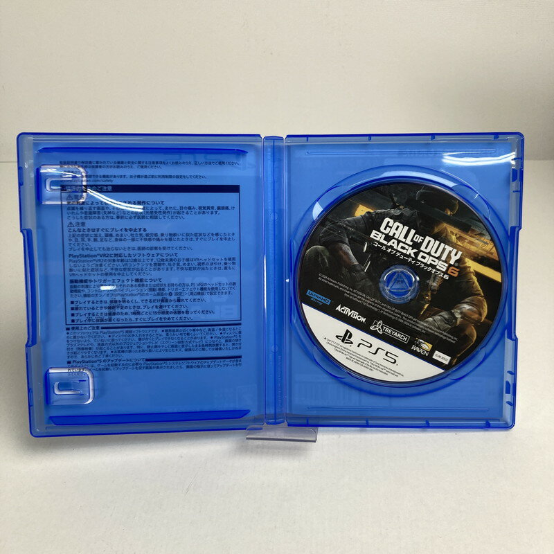【中古美品】 PlayStation5 PS5 プレイステーション5 プレステ5 ソフト コール オブ デューティ ブラックオプス 6 -PS5 [CERO区分_Z / 18歳以上対象] 026-250519-mh-20-fuz 万代Net店