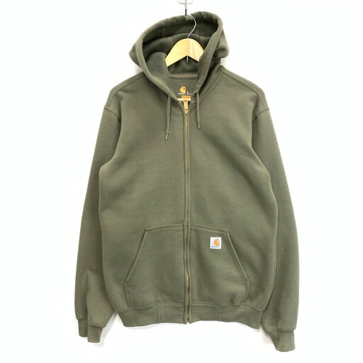 【中古品】【メンズ】 Carhartt カーハート ジップパーカー トップス ブランド 古着 145-250628-gm-16-fuz サイズ:S カラー:カーキ 万代Net店 【中古品】【メンズ】 Carhartt カーハート ジップパーカー トップス ブランド 古着 145-250628-gm-16-fuz サイズ:S カラー:カーキ 万代Net店