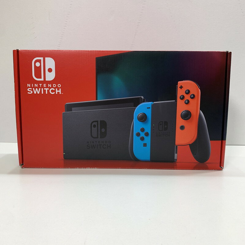 【中古品】 Nintendo Switch ニンテンドー スイッチ 本体 Joy-Con (L) ネオンブルー (R) ネオンレッド 2019モデル 034-250702-mh-16-fuz 万代Net店