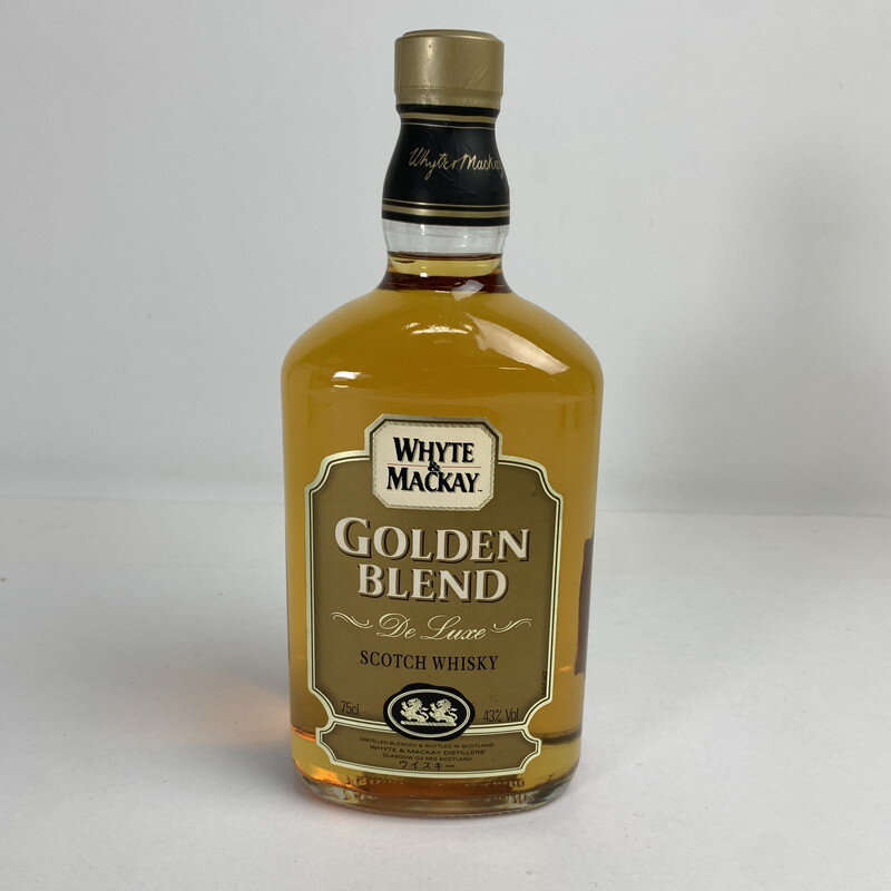【北海道内のみ発送】【未使用品】 未開栓 WHYTE&MACKAY GOLDEN BLEND 750ml スコッチウイスキー 214-2..