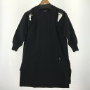 【中古品】【レディース】 DIESEL ディーゼル OPEN SHOULDER SWEAT SHIRT オープン ショルダー ロング スウェット ワンピース 長袖 古着 170-250724-mh-06-fuz サイズ:XS カラー:ブラック 万代Net店