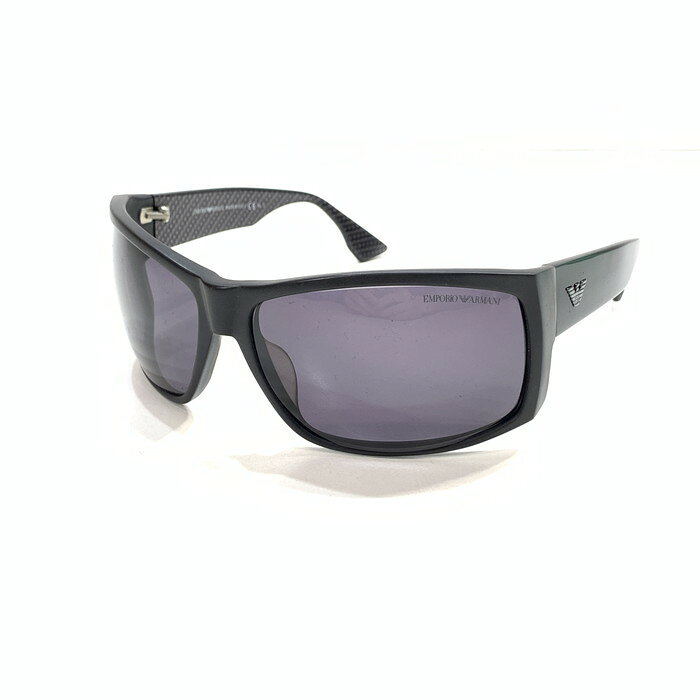 EMPOLIO ARMANI - 【中古品】【メンズ】 Emporio Armani エンポリオ・アルマーニ 9699-S-401-Y1 サングラス メガネ アイウェア 203-250810-gm-16-fuz カラー：ブラック 万代Net店