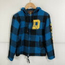 【中古品】【メンズ】 HYSTERIC GLAMOUR ヒステリックグラマー 02183AB15 ZIP PARKER ジップ パーカー チェック柄 ウール ア...