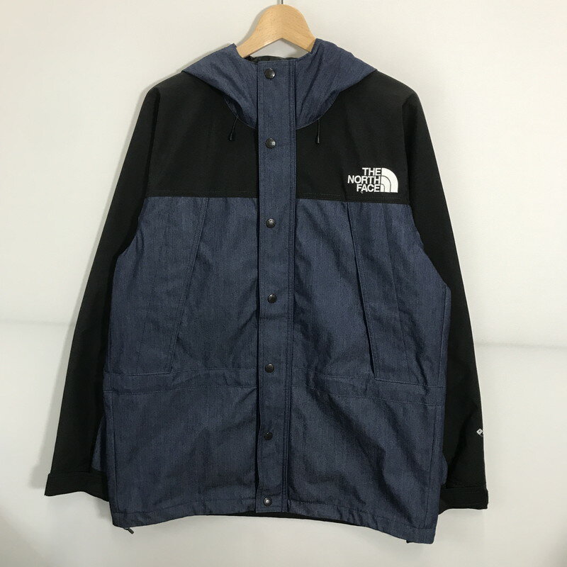美品　ノースフェイス　マウンテンライトジャケット　NP12032 デニム THE NORTH FACE MOUNTAIN LIGHT DENIM JACKET NYLON INDIGO
