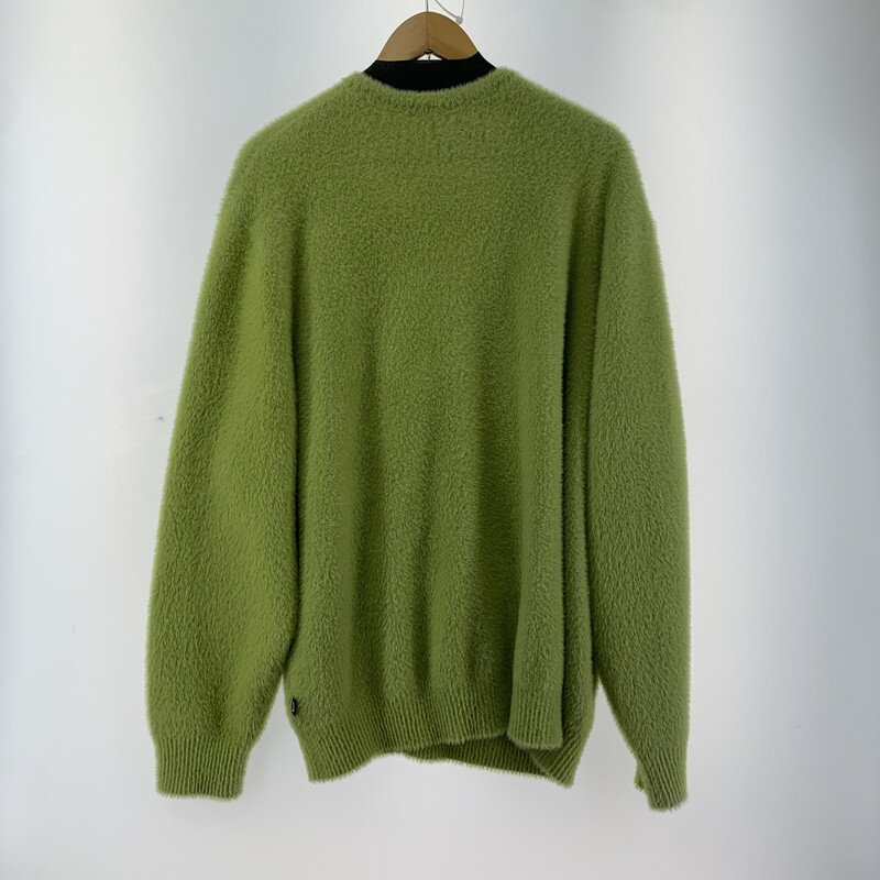 【中古品】【メンズ】 STUSSY SHAGGY CARDIGAN ステューシー 142-250918-st-09-fuz サイズ:XXL カラー:グリーン 万代Net店