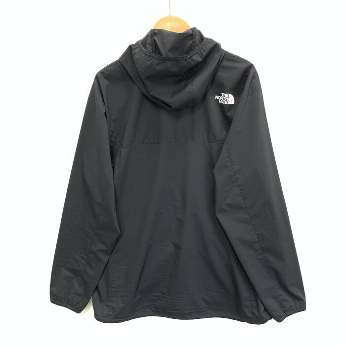 【中古品】【メンズ】 THE NORTH FACE ザ・ノースフェイス NP72385 ES ANYTIME WIND HOODIE ”BLACK" ナイロンジャケット アウター ブランド 古着 144-250920-gm-10-fuz サイズ：XL カラー：ブラック 万代Net店