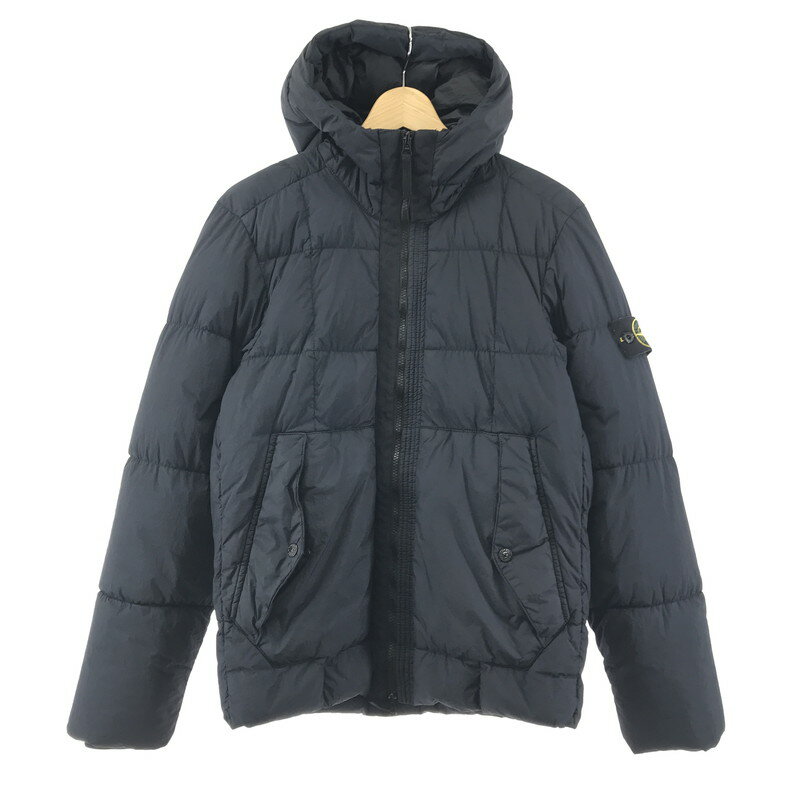 【中古品】【メンズ】 STONE ISLAND ストーンアイランド GARMENT DYED CRINKLE REPS NY DOWN 141-250925-ky-02-fuz サイズ：S カラー：ネイビー 万代Net店