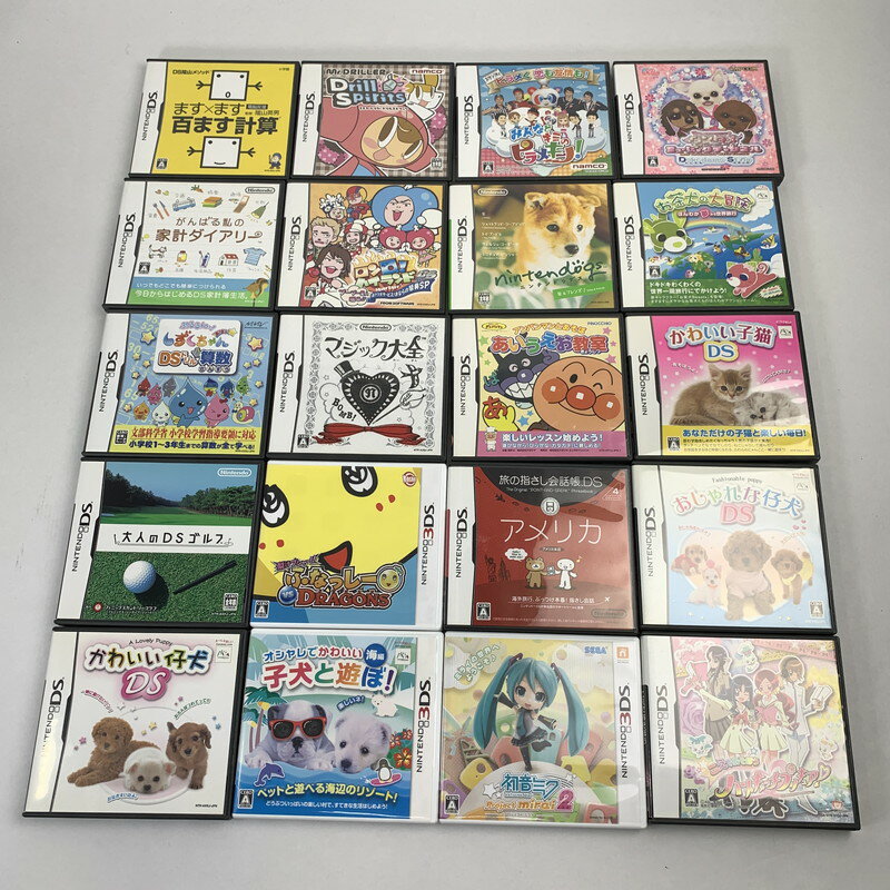 【中古品】 ニンテンドー3DS DSソフト まとめ 20本セット 023-251015-nm-02-fuz 万代Net店