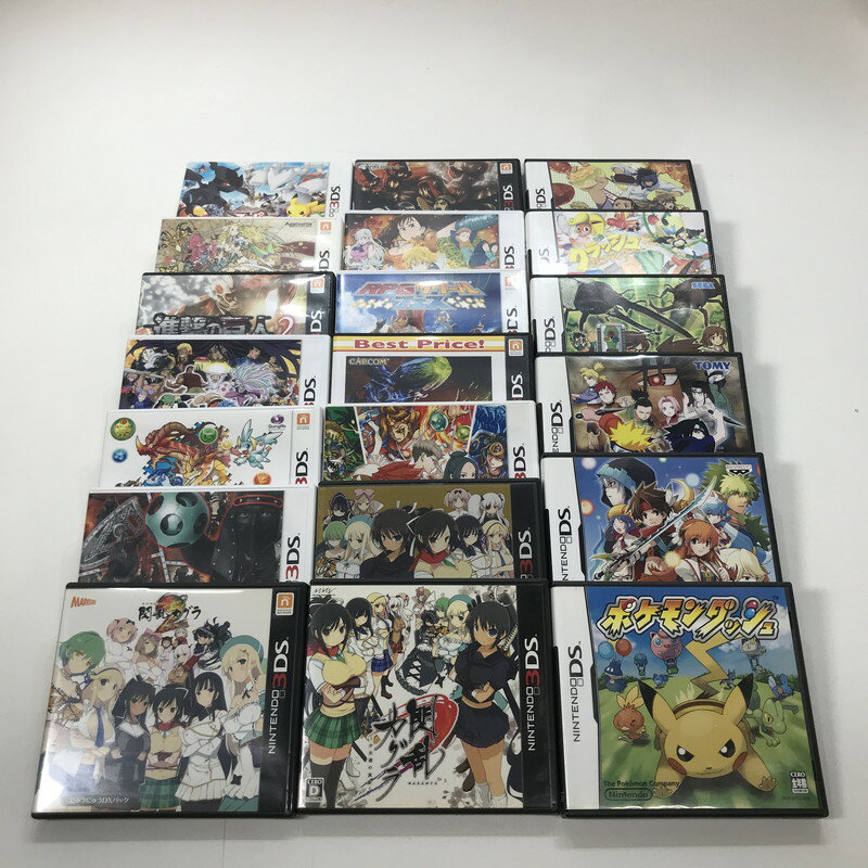 【中古品】 Nintendo 3DS DS ニンテンドー 3ディーエス ディーエス ソフト 20本 まとめ セット 023-251016-mh-20-fuz 万代Net店