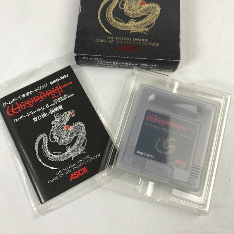 【中古品】 GAME BOY GB ゲームボーイ ソフト ウィザードリィ 外伝II 古代皇帝の呪い 023-251031-mh-16-fuz 万代Net店